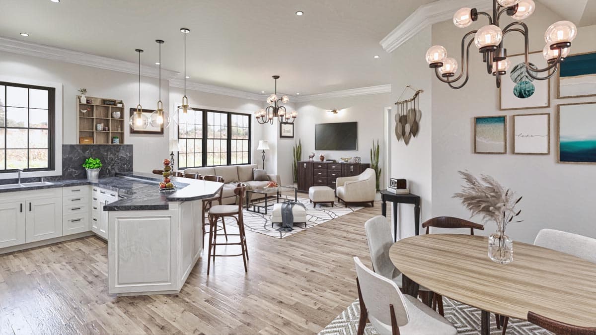 Plan 25805GE: 942 Square Foot Craftsman Garage Apartment - Image #17 - Country, Craftsman, New American, Rustic