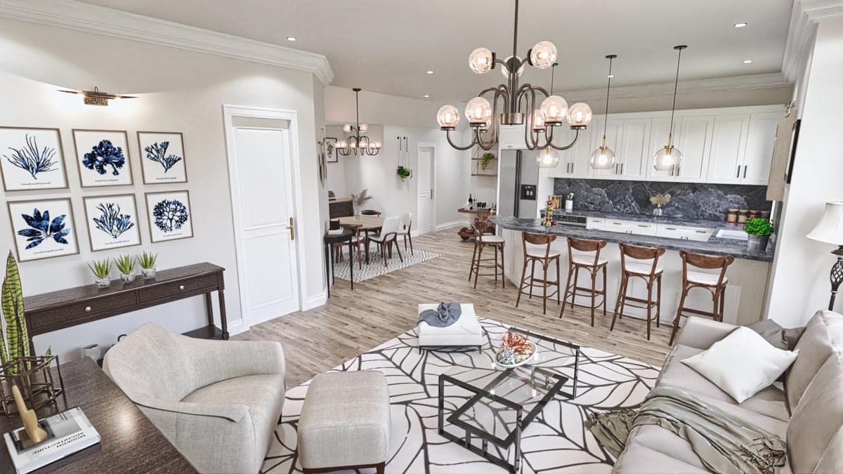 Plan 25805GE: 942 Square Foot Craftsman Garage Apartment - Image #18 - Country, Craftsman, New American, Rustic