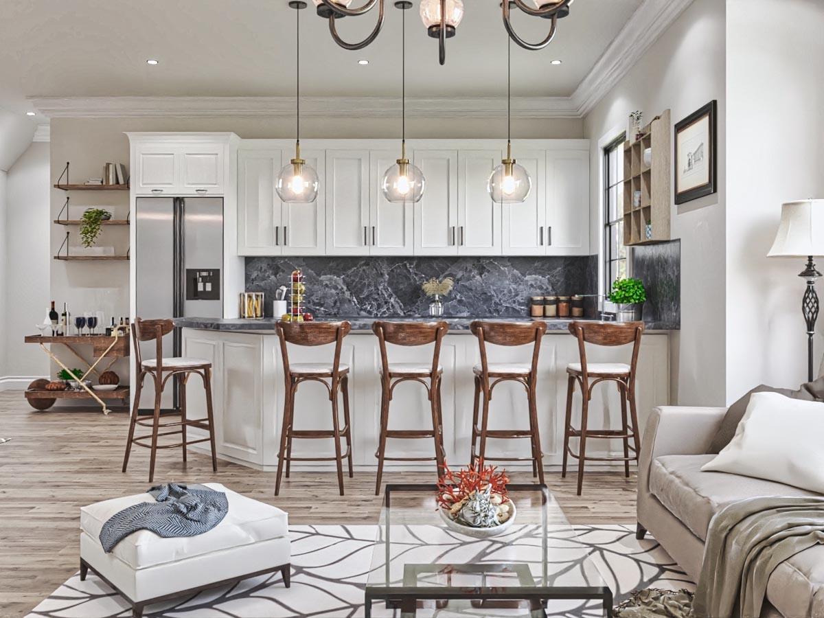 Plan 25805GE: 942 Square Foot Craftsman Garage Apartment - Image #21 - Country, Craftsman, New American, Rustic