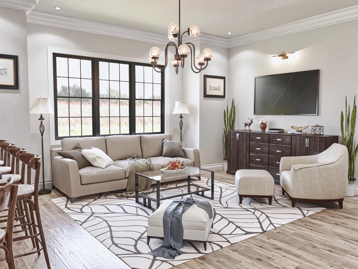 Plan 25805GE: 942 Square Foot Craftsman Garage Apartment - Image #22 - Country, Craftsman, New American, Rustic