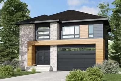 Modern House Plan with 3 Upstairs Bedrooms Plus Laundry - 2184 Sq Ft
