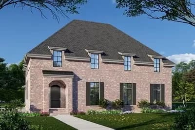 4-Bed French Eclectic House Plan Under 4200 Square Feet