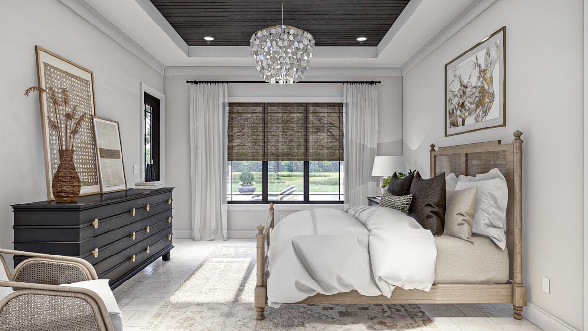 Plan 623226DJ: 2230 Square Foot Modern Prairie House Plan with 3 Beds and an RV Garage - Image #10 - Contemporary, New American, Prairie, Ranch, Transitional