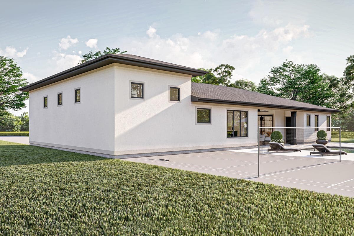 Plan 623226DJ: 2230 Square Foot Modern Prairie House Plan with 3 Beds and an RV Garage - Image #14 - Contemporary, New American, Prairie, Ranch, Transitional