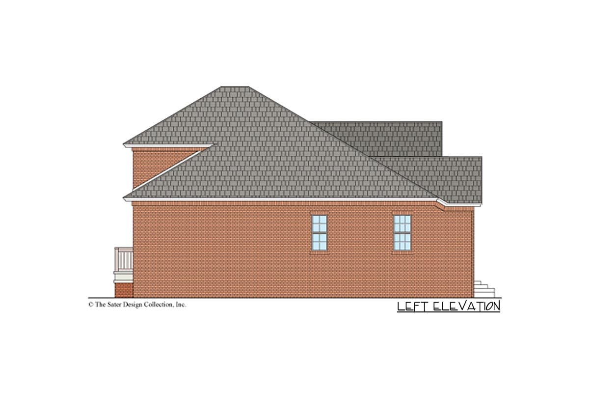 Plan 340113STR: 4-Bed House Plan Under 2100 Square Feet with Upstairs Game Room and Patio - Image #5 - Acadian, Southern, Traditional