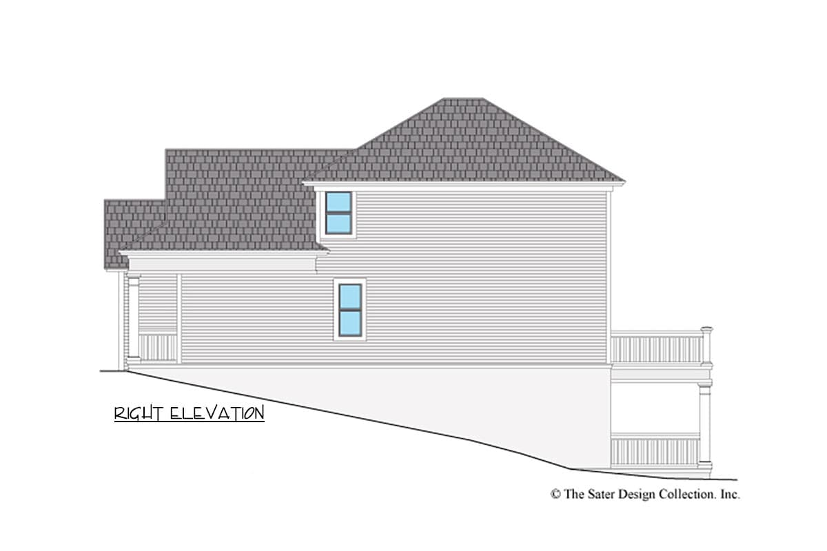 Plan 340115STR: Narrow Lot House Plan with Game Room and Multi-Generational Lower Level Apartment - Image #5 - Southern, Traditional, Transitional