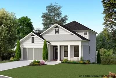 Narrow Lot House Plan with Game Room and Multi-Generational Lower Level Apartment