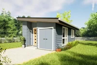 442 Square Foot Minimalist's Dream Home Plan