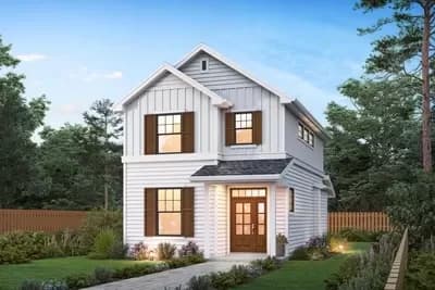 21-Foot-Wide Flexible Craftsman-Style House Plan Under 1300 Square Feet