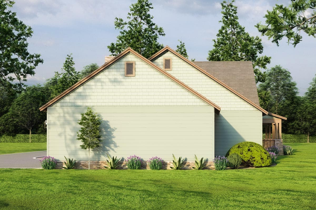 Plan 70845MK: Rustic and Expandable 1805 Square Foot Country House Plan with Wrap-Around Porch - Image #4 - Country, Craftsman, Farmhouse, Mountain, Rustic, Traditional