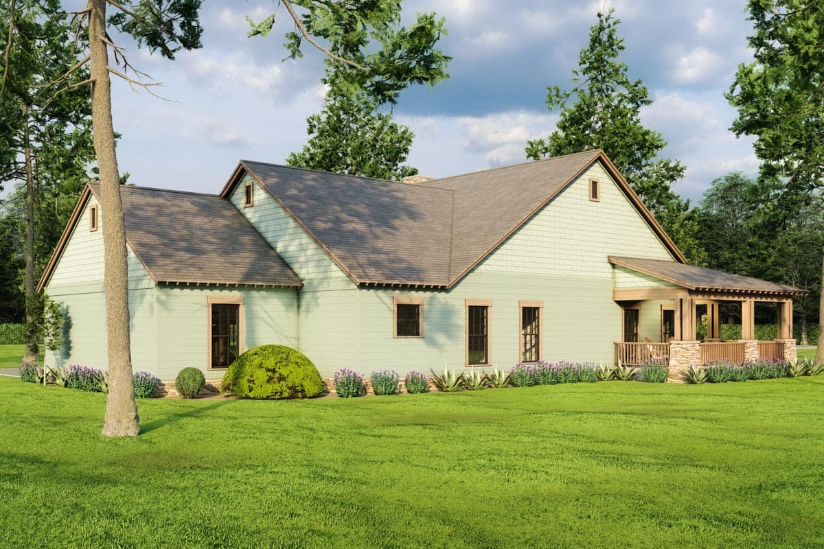 Plan 70845MK: Rustic and Expandable 1805 Square Foot Country House Plan with Wrap-Around Porch - Image #5 - Country, Craftsman, Farmhouse, Mountain, Rustic, Traditional
