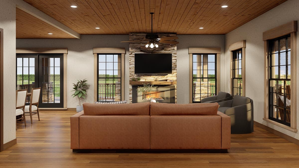Plan 70845MK: Rustic and Expandable 1805 Square Foot Country House Plan with Wrap-Around Porch - Image #13 - Country, Craftsman, Farmhouse, Mountain, Rustic, Traditional