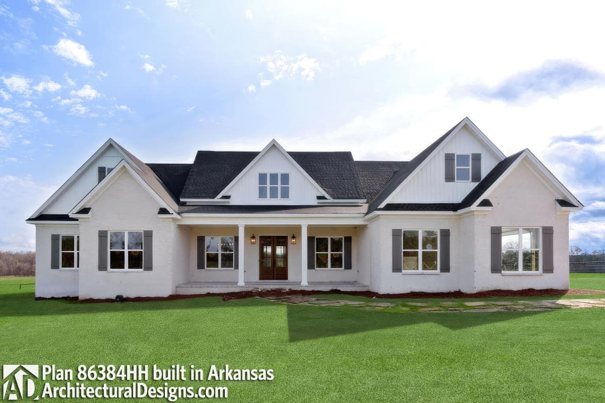build gallery item - House Plan 86384HH Comes to Life in Arkansas