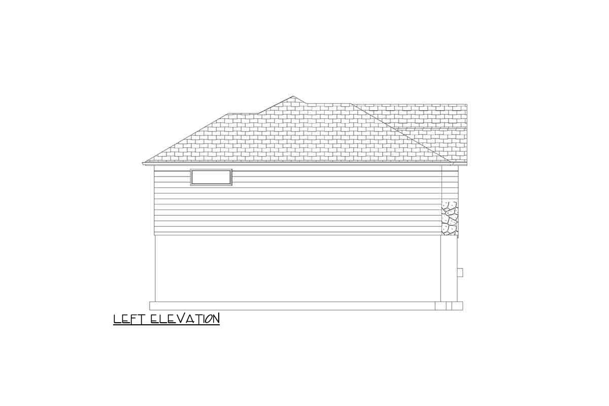 Plan 61430UT: 1261 Square Foot One-Level House Plan with Option to Finish Basement - Image #18 - Ranch, Traditional