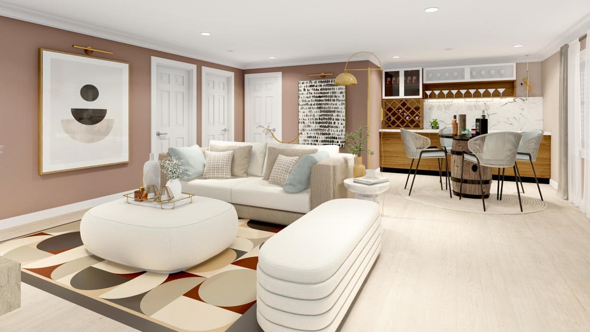 Plan 61430UT: 1261 Square Foot One-Level House Plan with Option to Finish Basement - Image #15 - Ranch, Traditional