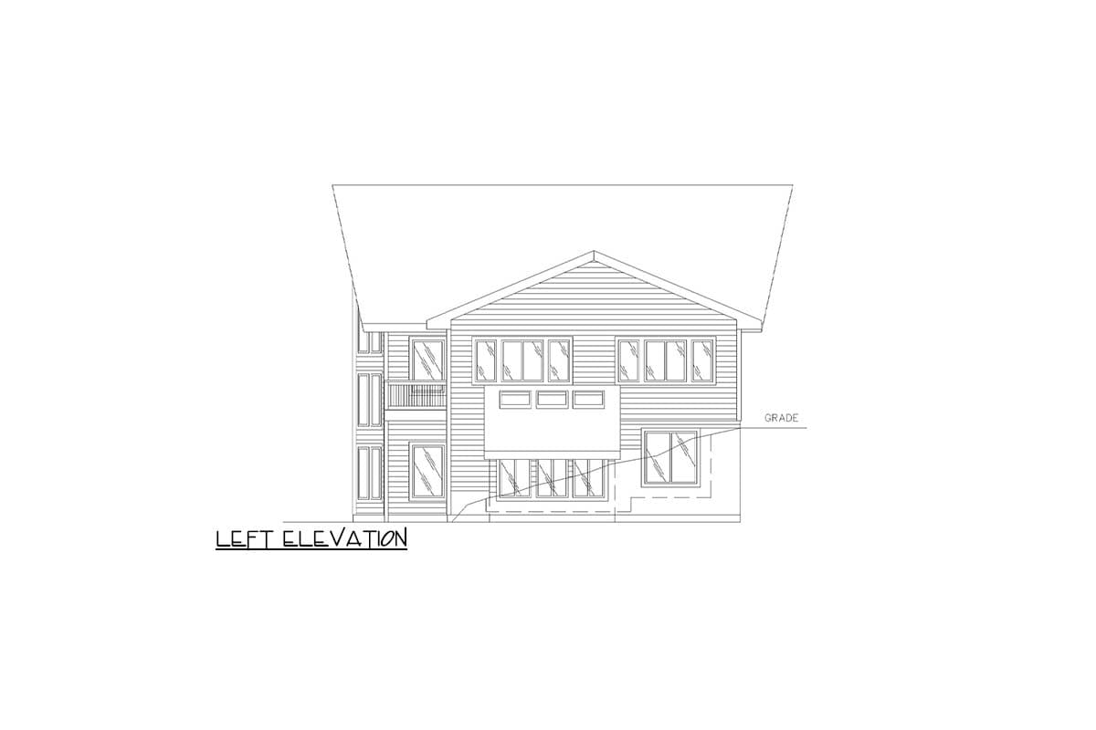 Plan 35031GH: Contemporary Mountain House Plan with 5 Bedrooms and Walkout Lower Level - Image #3 - Contemporary, Mountain