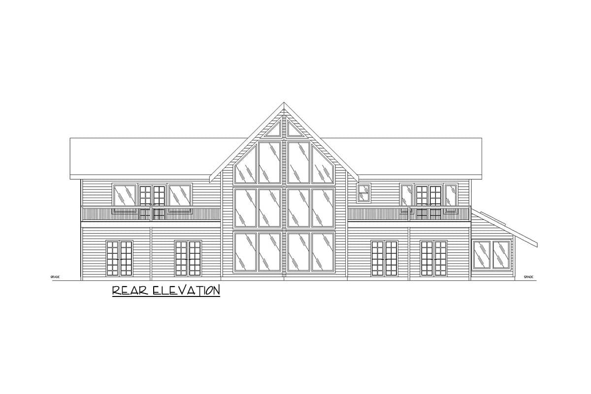 Plan 35031GH: Contemporary Mountain House Plan with 5 Bedrooms and Walkout Lower Level - Image #4 - Contemporary, Mountain