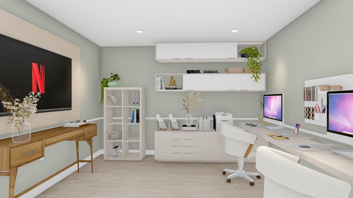 Plan 61431UT: 1714 Square Foot Hip Roof Ranch House Plan with Brick Exterior - Image #12 - Ranch, Southern, Traditional