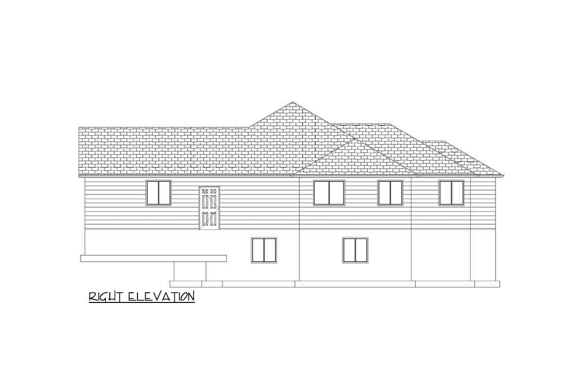Plan 61431UT: 1714 Square Foot Hip Roof Ranch House Plan with Brick Exterior - Image #17 - Ranch, Southern, Traditional