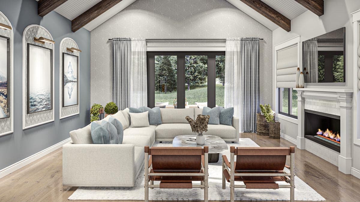 Plan 623229DJ: 2780 Square Foot 3-Bed Craftsman Farmhouse with Parking for 3 Cars - Image #11 - Bungalow, Country, Craftsman, Modern Farmhouse, New American, Traditional