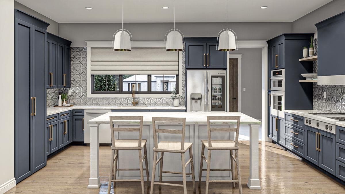 Plan 623229DJ: 2780 Square Foot 3-Bed Craftsman Farmhouse with Parking for 3 Cars - Image #13 - Bungalow, Country, Craftsman, Modern Farmhouse, New American, Traditional