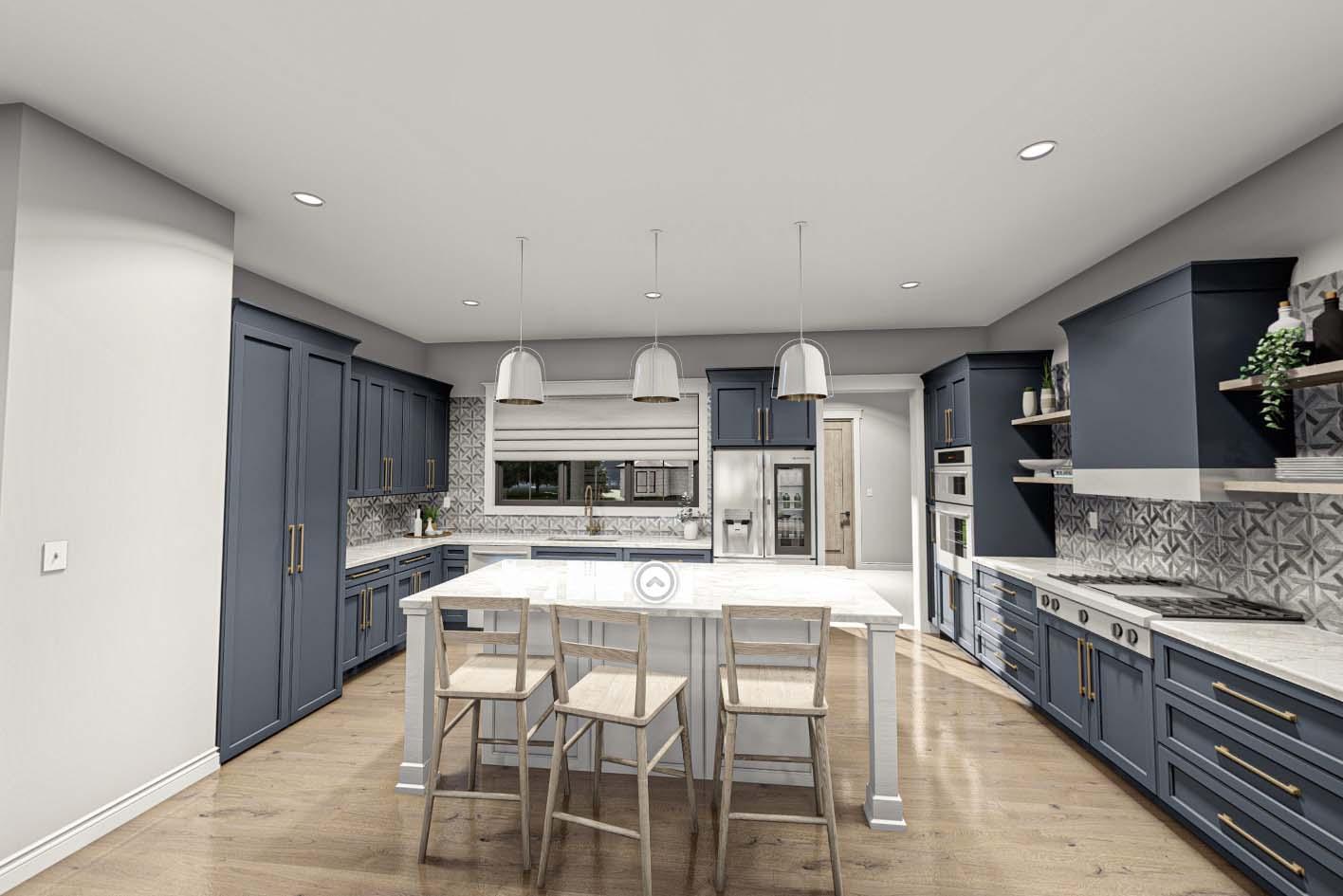 Plan 623229DJ: 2780 Square Foot 3-Bed Craftsman Farmhouse with Parking for 3 Cars - Virtual Tour Cover Image - Bungalow, Country, Craftsman, Modern Farmhouse, New American, Traditional