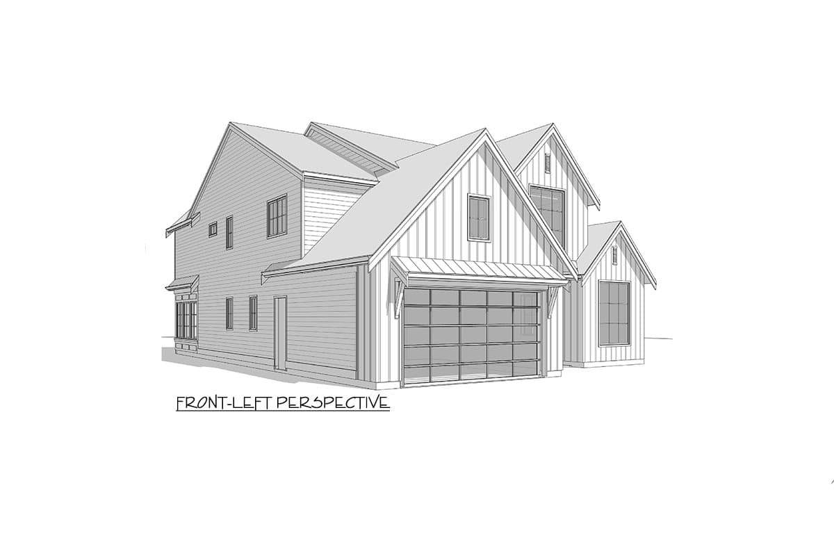 Plan 270071AF: Modern Farmhouse Plan with 2-Story Great Room - 3780 Sq Ft - Image #17 - Country, Craftsman, Farmhouse, Modern Farmhouse, New American