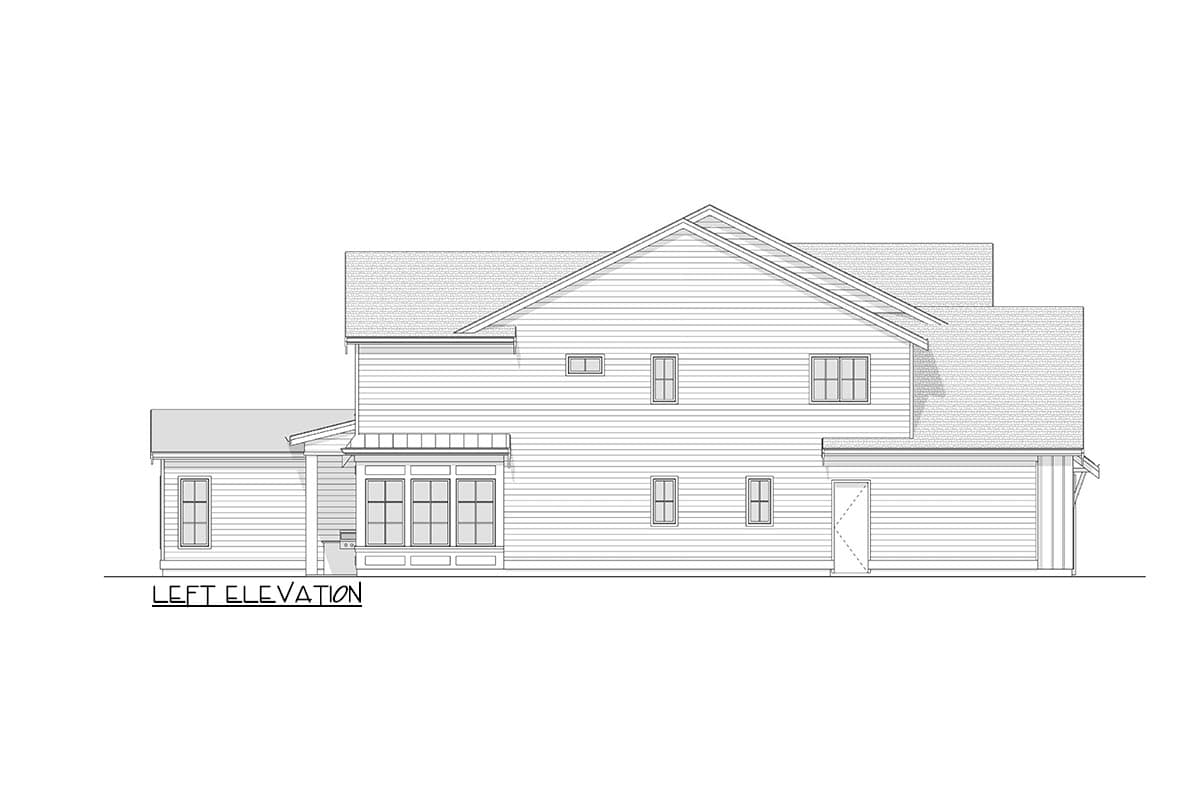 Plan 270071AF: Modern Farmhouse Plan with 2-Story Great Room - 3780 Sq Ft - Image #14 - Country, Craftsman, Farmhouse, Modern Farmhouse, New American