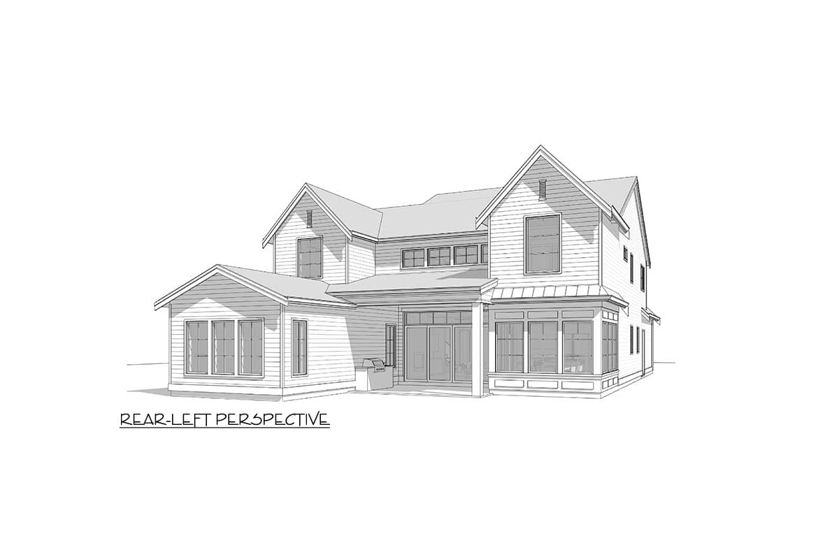 Plan 270071AF: Modern Farmhouse Plan with 2-Story Great Room - 3780 Sq Ft - Image #18 - Country, Craftsman, Farmhouse, Modern Farmhouse, New American