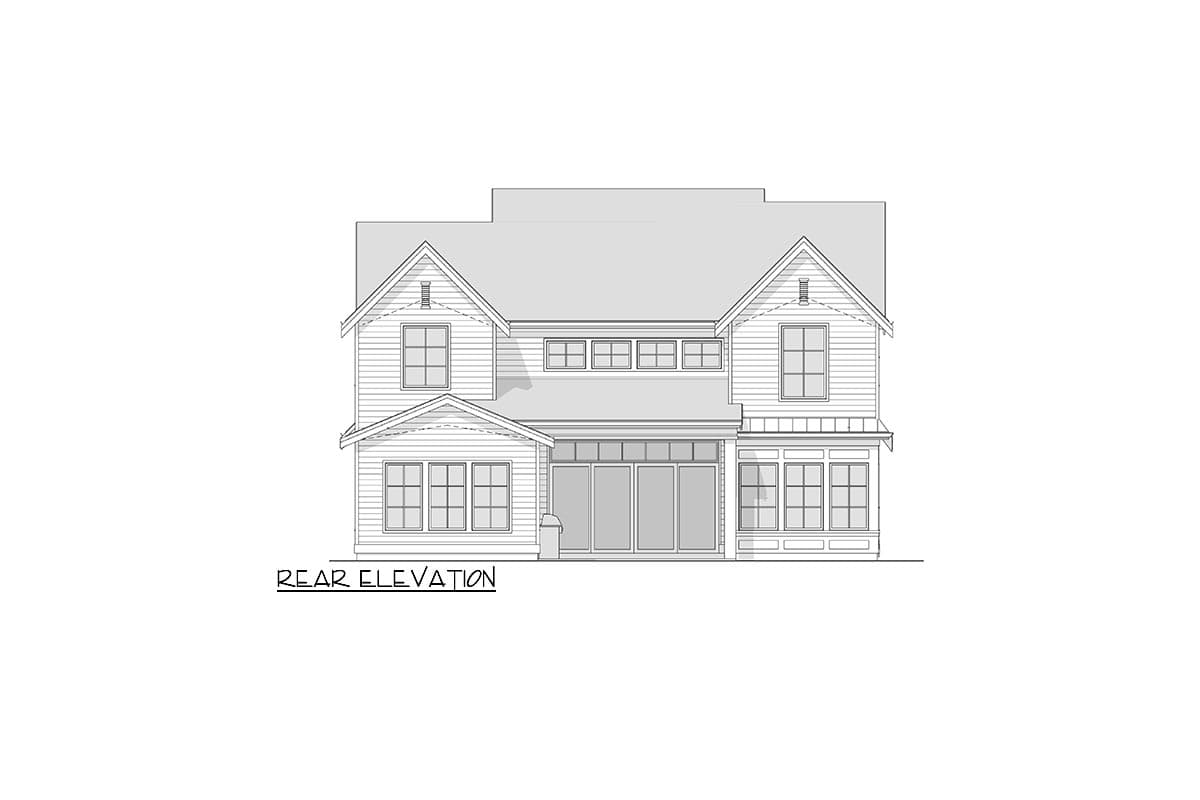 Plan 270071AF: Modern Farmhouse Plan with 2-Story Great Room - 3780 Sq Ft - Image #15 - Country, Craftsman, Farmhouse, Modern Farmhouse, New American
