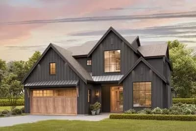 Modern Farmhouse Plan with 2-Story Great Room - 3780 Sq Ft