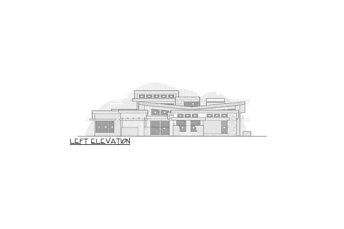 Plan 54245HU: Sprawling Mountain Modern Home Plan with Ample Outdoor Living Space - Image #55 - Contemporary, Mid Century Modern, Modern, Mountain, New American, Rustic, Transitional