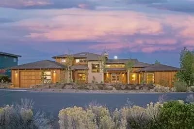 Modern Mountain Home Plan Under 3000 Square Feet with Tandem 3-Car Garage