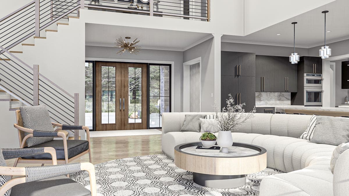 Plan 623230DJ: Rustic Craftsman House Plan Under 3800 Square Feet with Two Garages - Image #7 - Country, Craftsman, Mountain, Rustic, Transitional