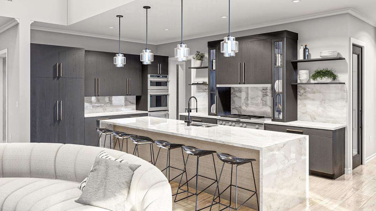 Plan 623230DJ: Rustic Craftsman House Plan Under 3800 Square Feet with Two Garages - Image #10 - Country, Craftsman, Mountain, Rustic, Transitional