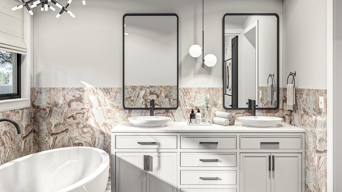 Plan 623230DJ: Rustic Craftsman House Plan Under 3800 Square Feet with Two Garages - Image #14 - Country, Craftsman, Mountain, Rustic, Transitional