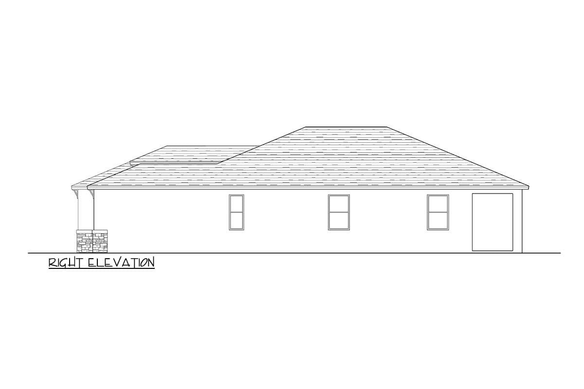 Plan 82315KA: 1951 Square Foot 4 Bed Southern Contemporary House Plan - Image #4 - Contemporary, Florida-Style, Southern