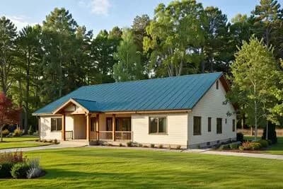 Country Ranch House Plan with 2,484 Sq Ft and Home Office