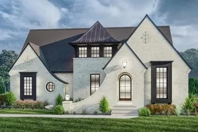 3 Bed Transitional House Plan Under 2200 Square Feet with Flex Room