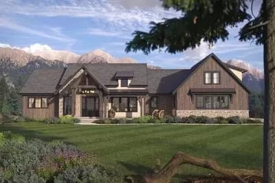 Rustic Mountain Craftsman with Over 2700 Square Feet of Heated Living with Expansion Possibilities