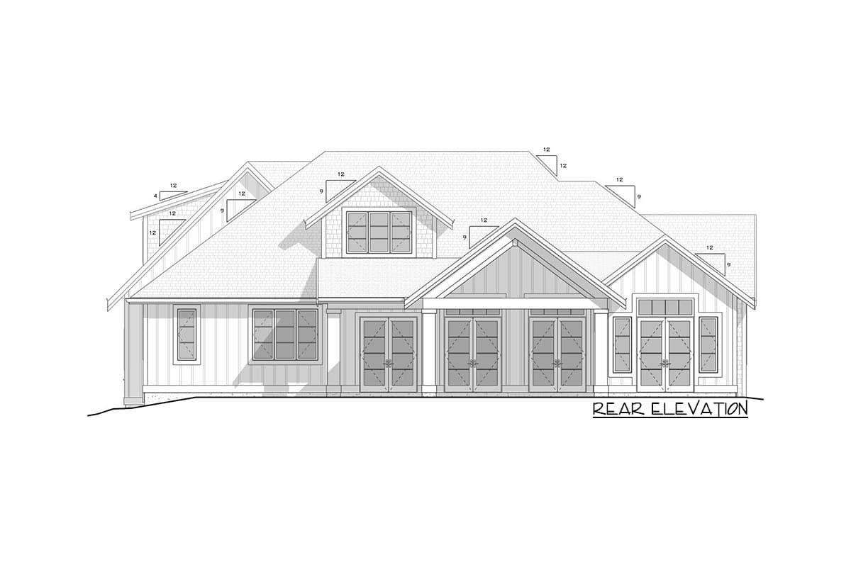 Plan 770503JME: New American House Plan Under 2600 Square Feet with Option to Finish Basement - Image #5 - Country, Craftsman, Farmhouse, Modern Farmhouse, New American