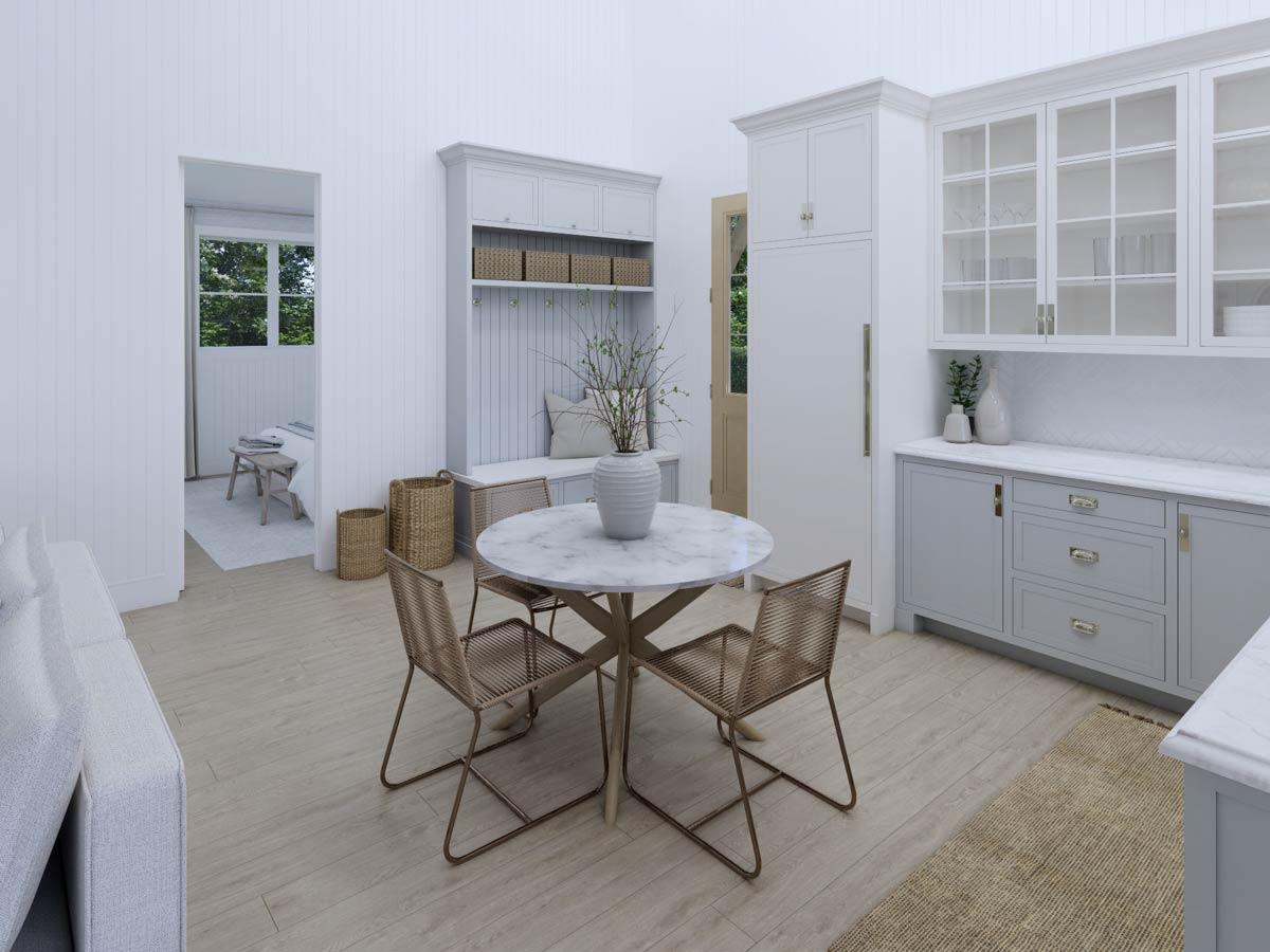 Plan 270072AF: Pool or Guest House Plan with Vaulted Interior and 8-Foot-Deep Porch - 1050 Sq Ft - Image #9