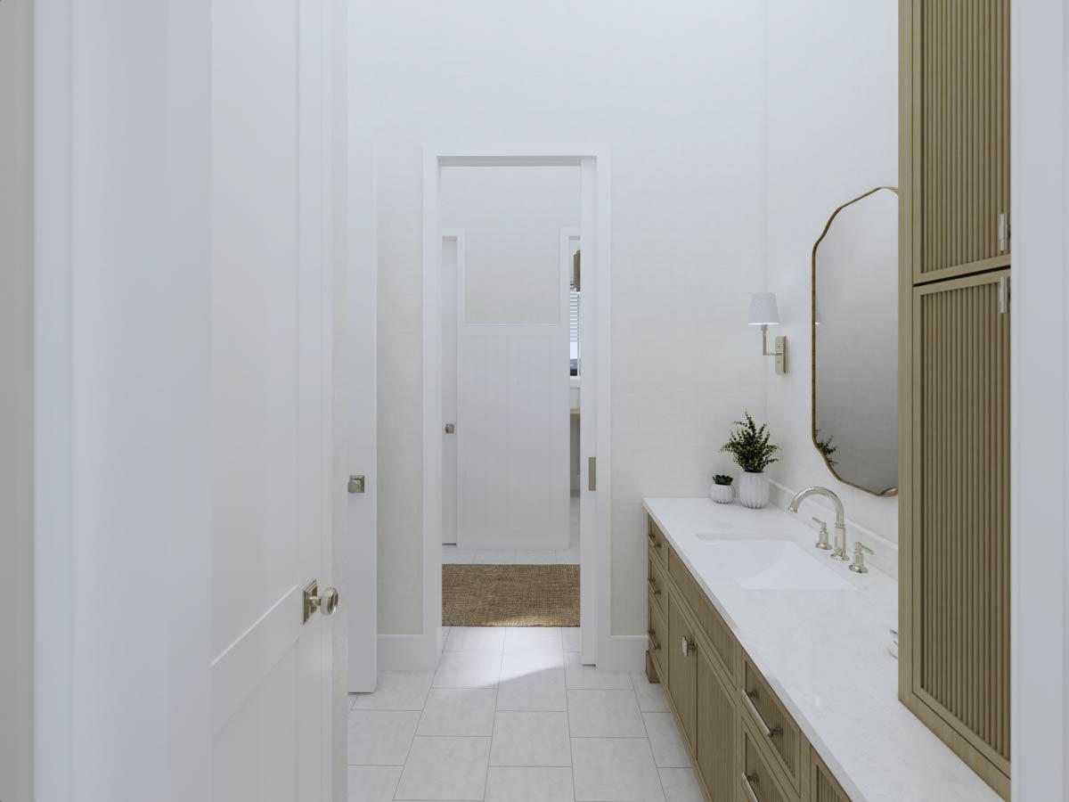 Plan 270072AF: Pool or Guest House Plan with Vaulted Interior and 8-Foot-Deep Porch - 1050 Sq Ft - Image #17