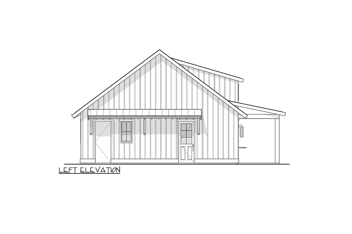 Plan 270072AF: Pool or Guest House Plan with Vaulted Interior and 8-Foot-Deep Porch - 1050 Sq Ft - Image #24
