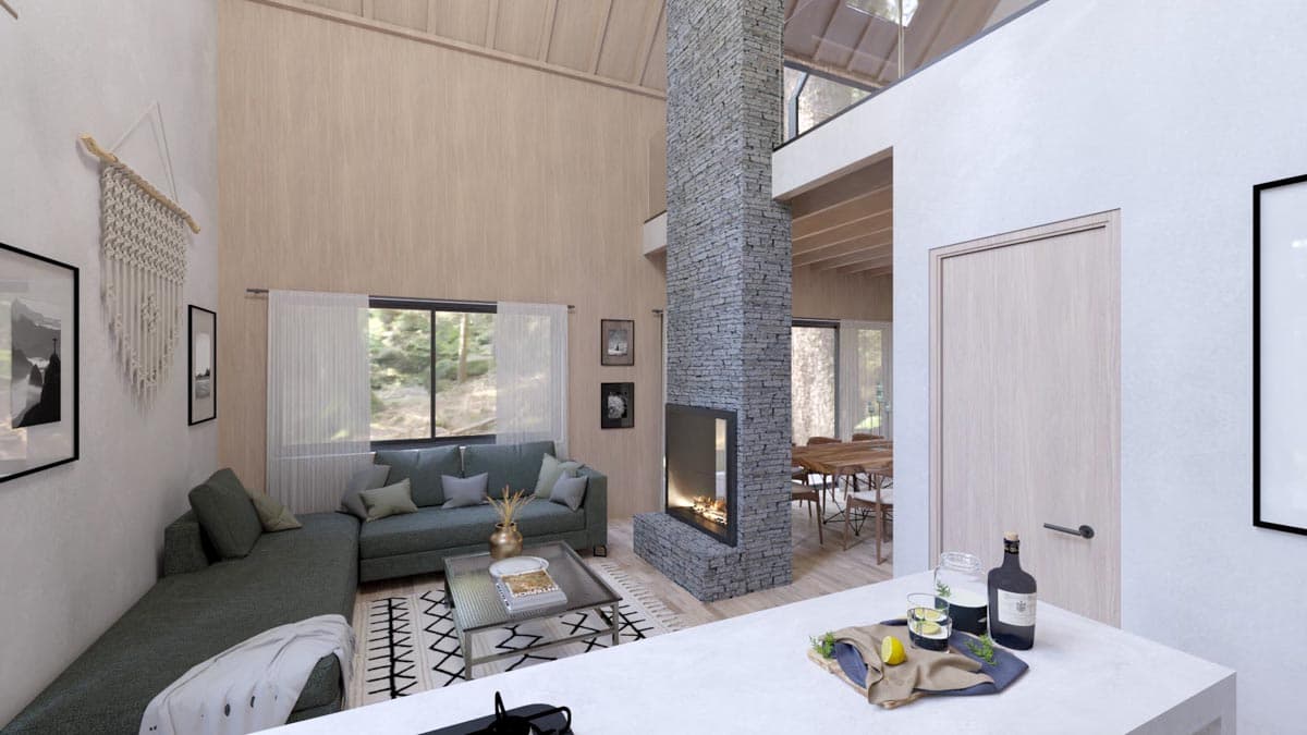 Plan 311038RMZ: Modern 2-Story Home Plan with Over 2,900 Square Feet of Living Space - Image #4 - Contemporary, European, Modern, Mountain, Scandinavian