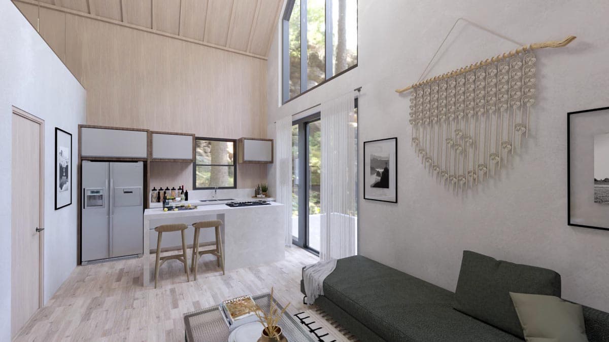 Plan 311038RMZ: Modern 2-Story Home Plan with Over 2,900 Square Feet of Living Space - Image #5 - Contemporary, European, Modern, Mountain, Scandinavian