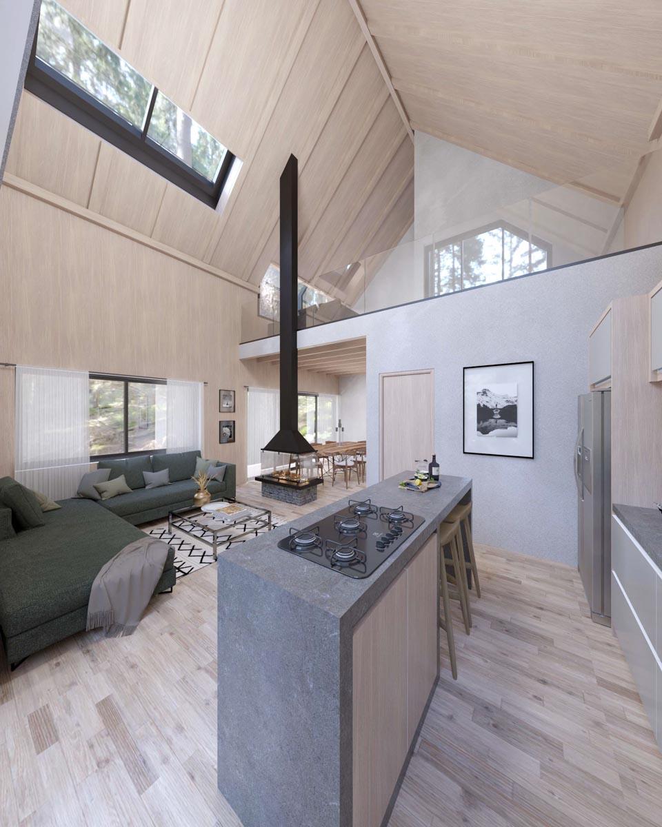 Plan 311038RMZ: Modern 2-Story Home Plan with Over 2,900 Square Feet of Living Space - Image #6 - Contemporary, European, Modern, Mountain, Scandinavian