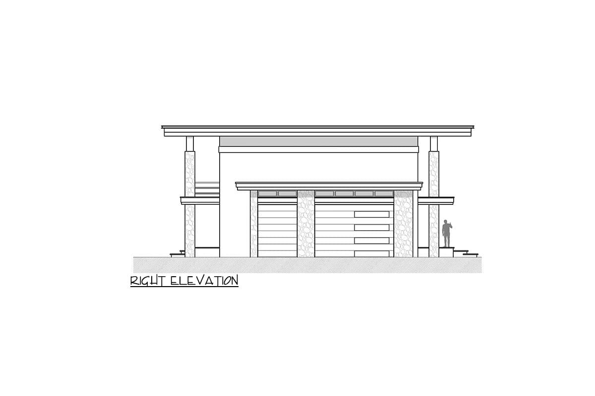 Plan 311040RMZ: Contemporary Northwest Home Plan with Two-Story Great Room and Home Office - Image #10 - Contemporary, Mid Century Modern, Modern, Northwest