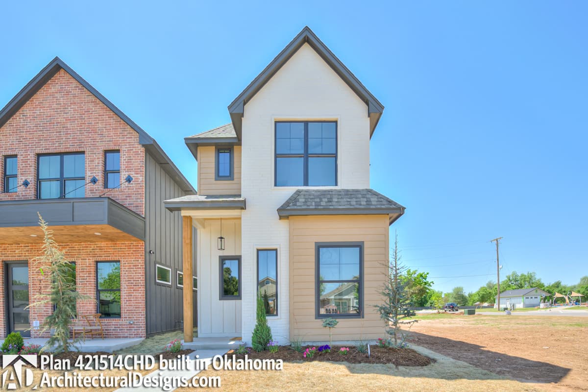 build gallery item - House Plan 421514CHD Comes to Life in Oklahoma