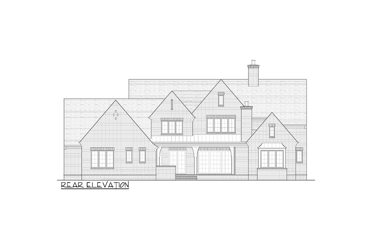 Plan 93179EL: Luxury European Home Plan with Media and Play Rooms Upstairs - Image #4 - European, Southern, Traditional